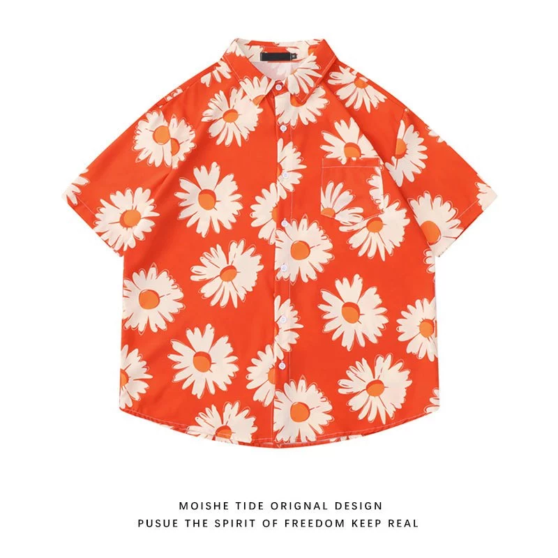 เสื้อฮาวายลายดอกไม้แขนสั้น thumbnail 8