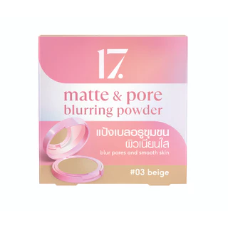 17 Matte & Pore Blurring Powder 6G เซเว่นทีน แมท พาวเดอร์