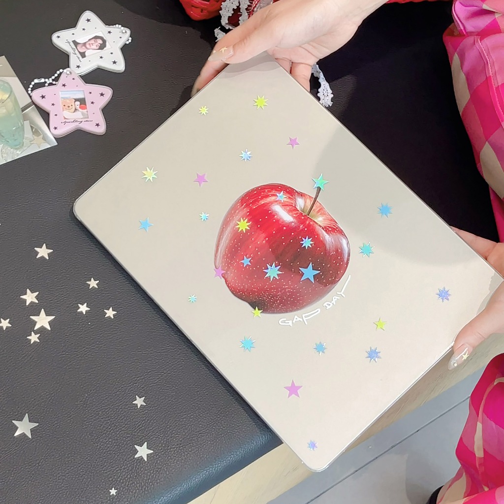 Shesell พร้อมส่ง✨เคส macbook (Crystal)Star Apple M4 A3240 Air13/Air15/Pro13 เคสสำหรับแมคบุ๊คใส Pro14