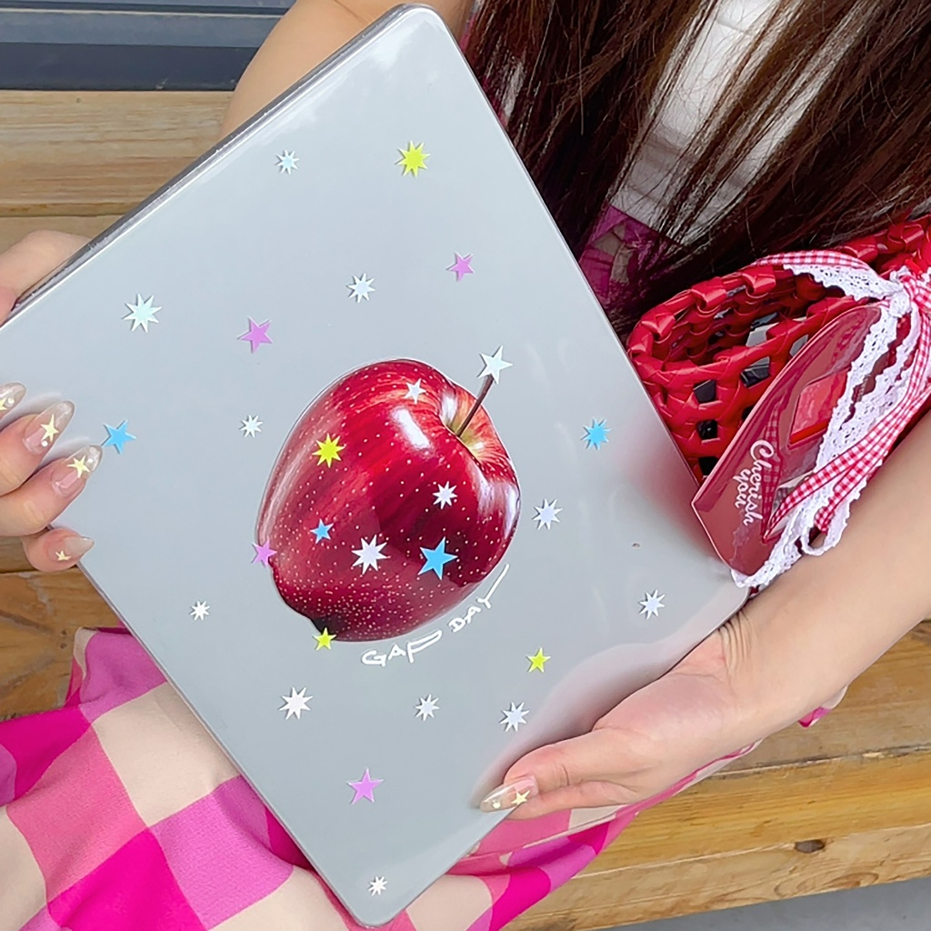 Shesell พร้อมส่ง✨เคส macbook (Crystal)Star Apple M4 A3240 Air13/Air15/Pro13 เคสสำหรับแมคบุ๊คใส Pro14