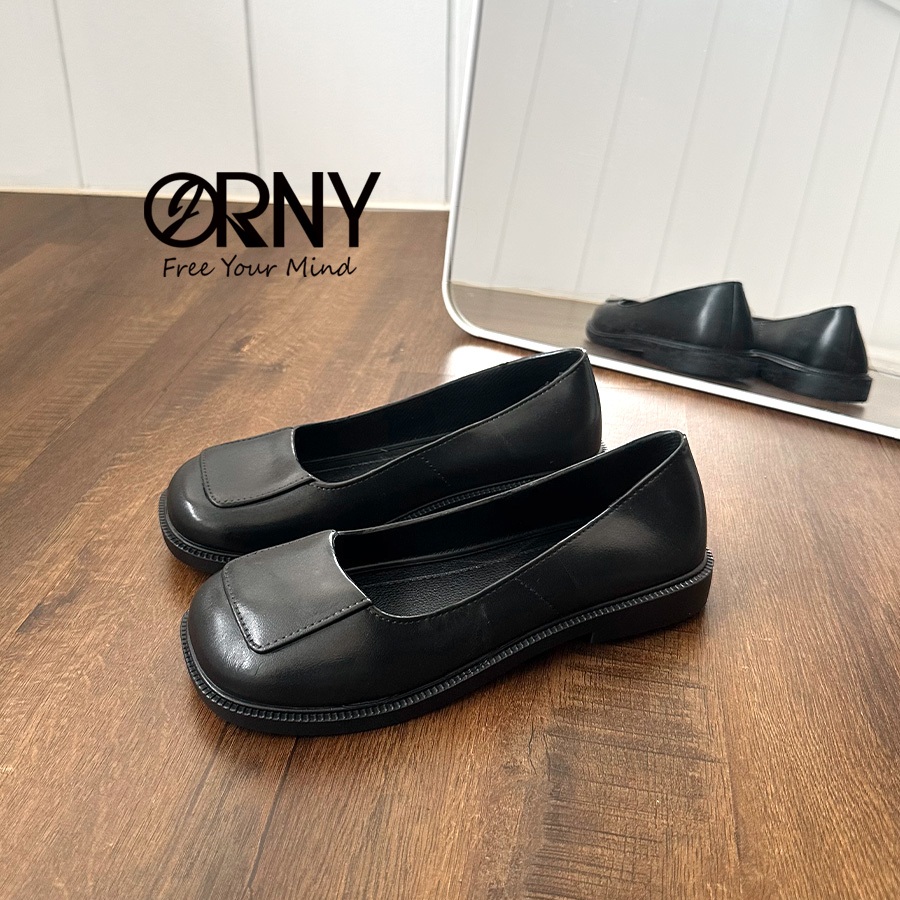 ORNY(ออร์นี่) ® 5231 รองเท้ายางสไตล์โลฟเฟอร์ ส้นแบน