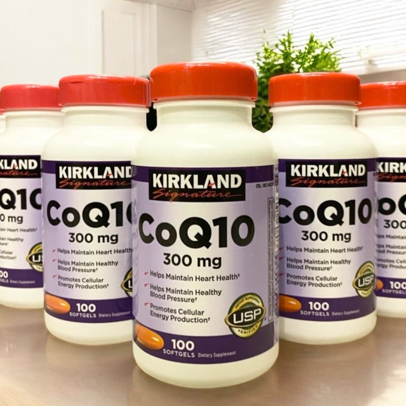 แท้ตรวจสอบได้🔥Exp.06/2027🔥Kirkland CoQ10 300 mg 100 softgels