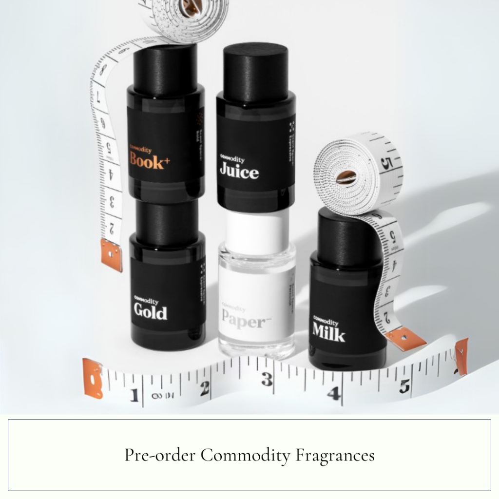 [Pre-order] Commodity Fragrance, Book, Gold, Milk, Moss, Velvet, Paper, Juice