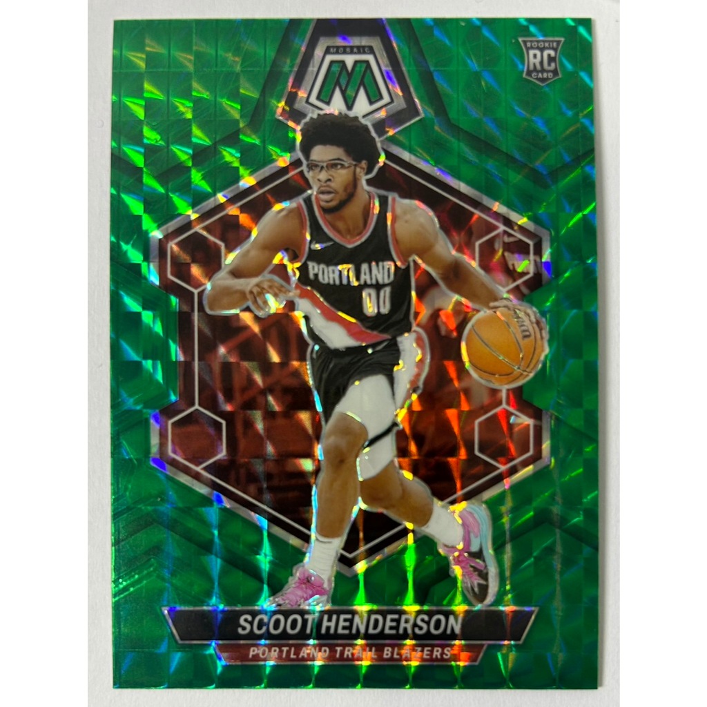 การ์ดบาสเกตบอล NBA Panini รวม Scoot Henderson