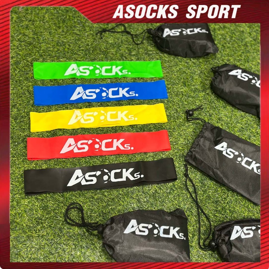 ยางยืด ASOCKs ฝึกกล้ามเนื้อ สำหรับนักฟุตบอล เพื่อให้กล้ามเนื้อขาแข็งแรง ออกกำลังกาย