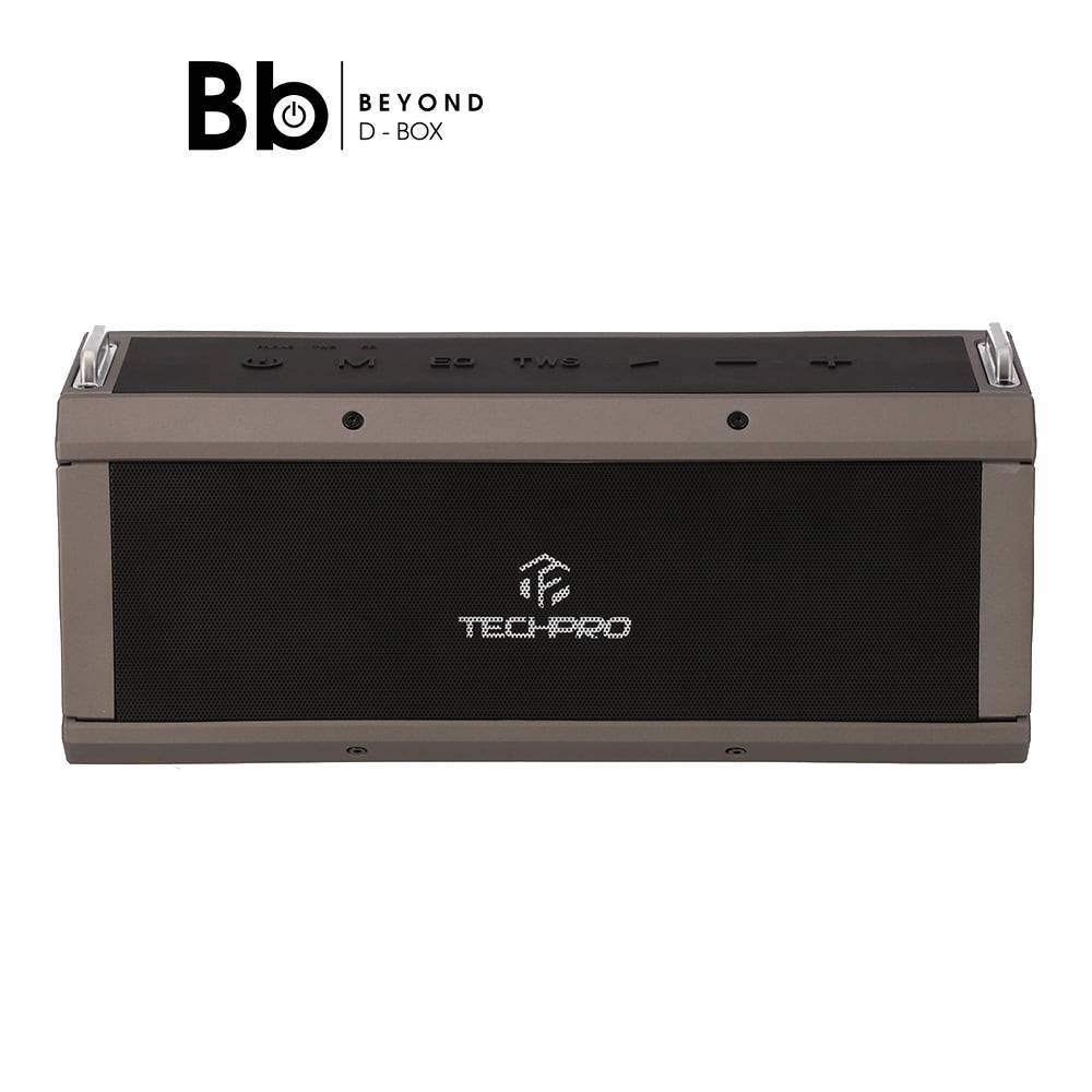 ลำโพงบลูทูธ TECHPRO Party Maxx with Belt TP29 สี Cool Grey by BB Beyond D-Box