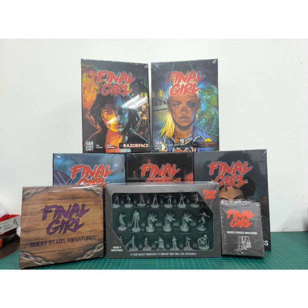 FINAL GIRL: MINIATURE & ACCESSORY  Board Game บอร์ดเกม - Tower Tactic Games ทาวเวอร์ แทคติก เกม