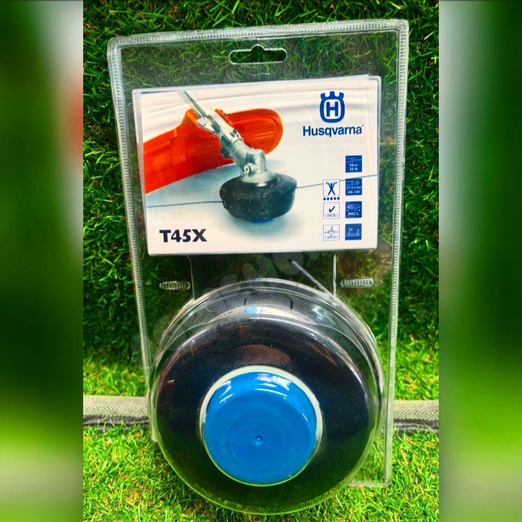 HUSQVARNA กระปุกเอ็นตัดหญ้า รุ่น T45X (10เมตร) กระปุกเอ็นตัดหญ้า สำหรับใส่กับเครื่องตัดหญ้า รุ่น 143