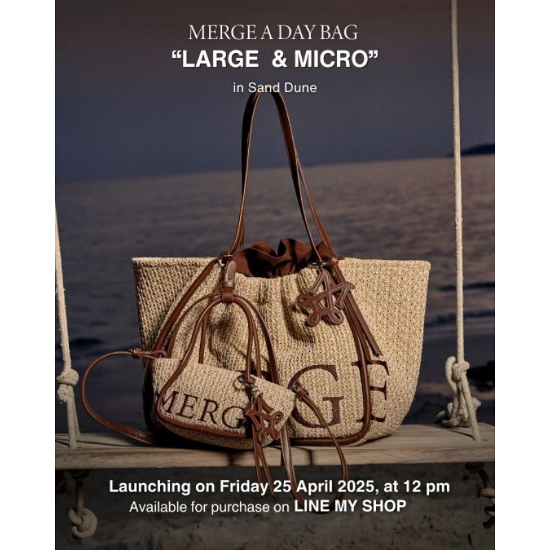 พร้อมส่ง กระเป๋า Merge A Day Bag’ สี ‘Sand Dune [ใช้โค้ดลดจากป้าย1000]