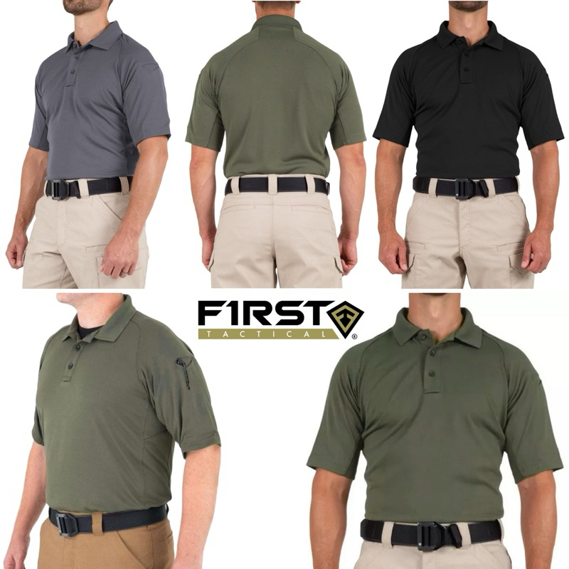 เสื้อTactical โปโล ไซส์ใหญ่ๆ  First Tactical Performance Short Sleeve Polo With Pen Pocket