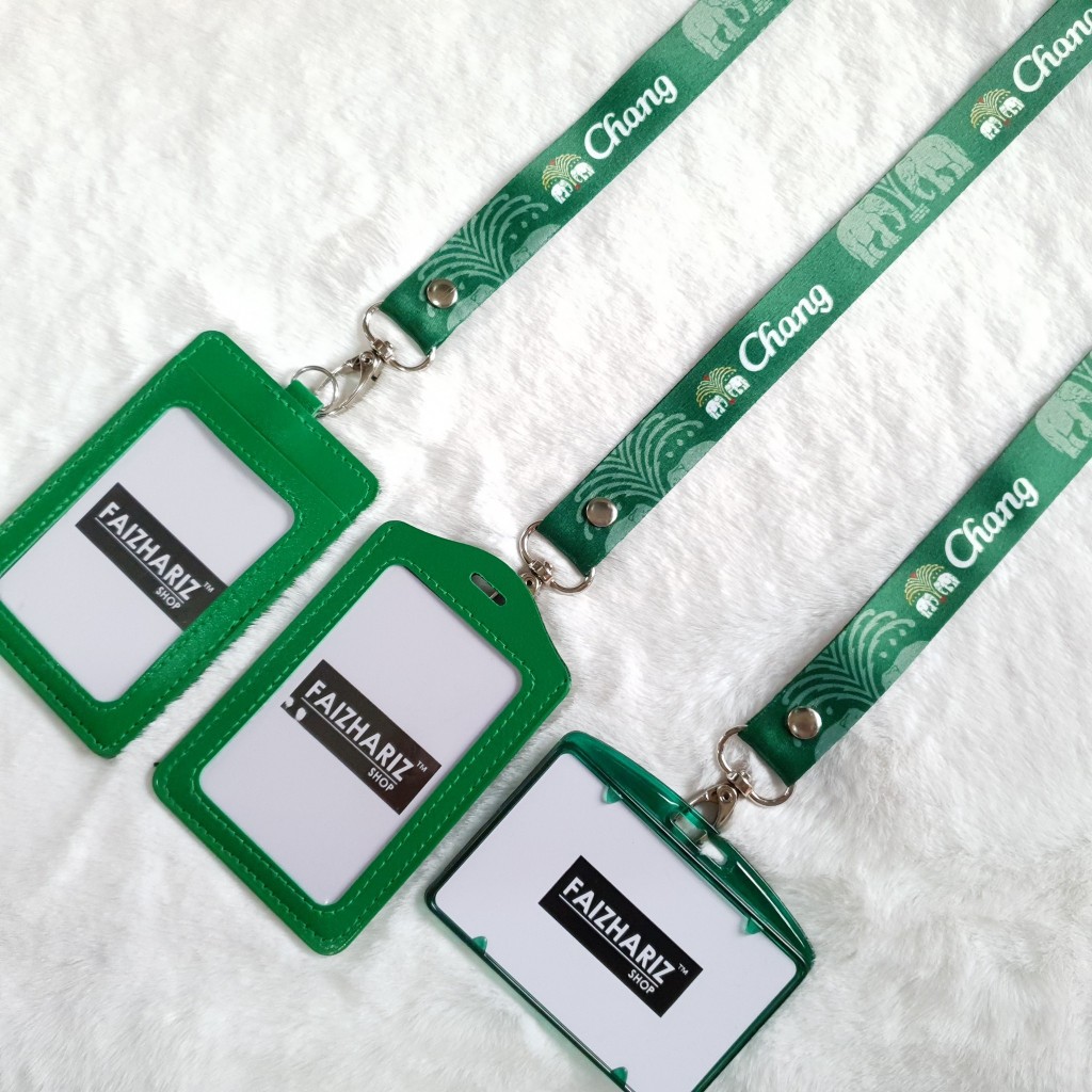 สายคล้องคอ สายคล้องช้าง สายคล้องบัตร chang 1 ชุดพร้อมซองหนัง - รูปที่ 2