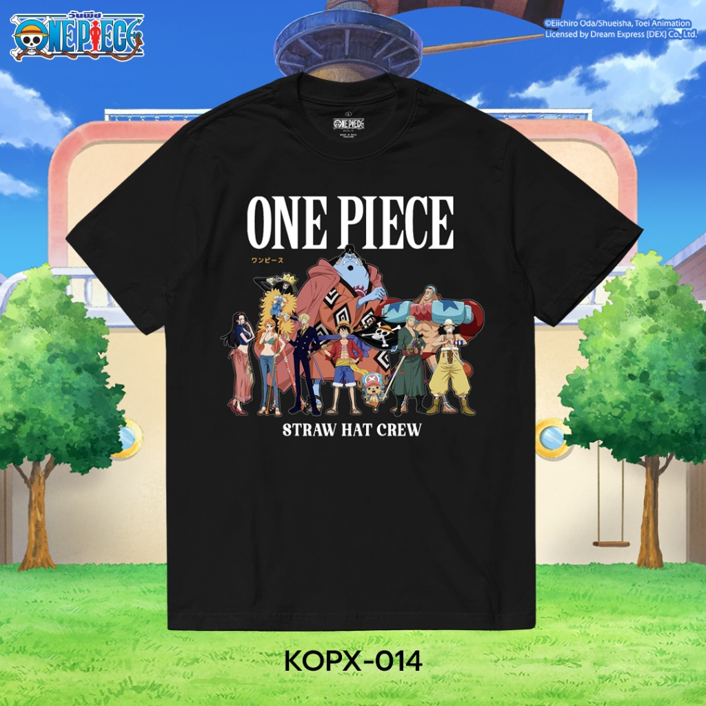 Power 7 Shop เสื้อยืดการ์ตูน ลาย วันพีช ลิขสิทธ์แท้ One Piece T-shirts (KOPX-014)