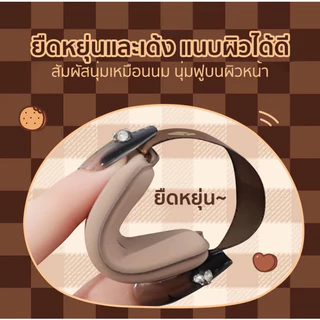 ชุดพัฟคุกกี้ช็อกโกแลต 6 ชิ้น พัฟกำมะหยี่ พัฟขนาดมินิ ไม่กินแป้ง นุ่มพิเศษ ใช้ได้ทั้งแห้งและเปียก สำหรับลงรองพื้น