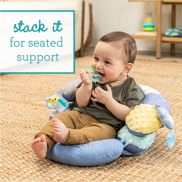Infantino : 2-IN-1 TUMMY TIME & SEATED SUPPORT – หมอนเกลียวฝึกนั่ง,ฝึกชันคอ ราคา ถูกที่สุด ดีลบีเคเค แกลเลอรีภาพที่ 7