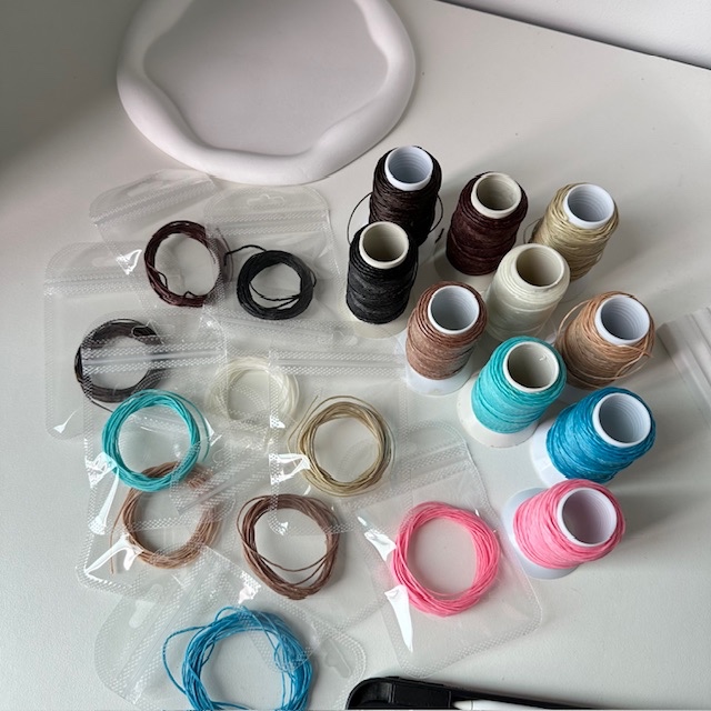 เชือกเทียน ขนาด 1mm. (ยกม้วน 30 หลา)