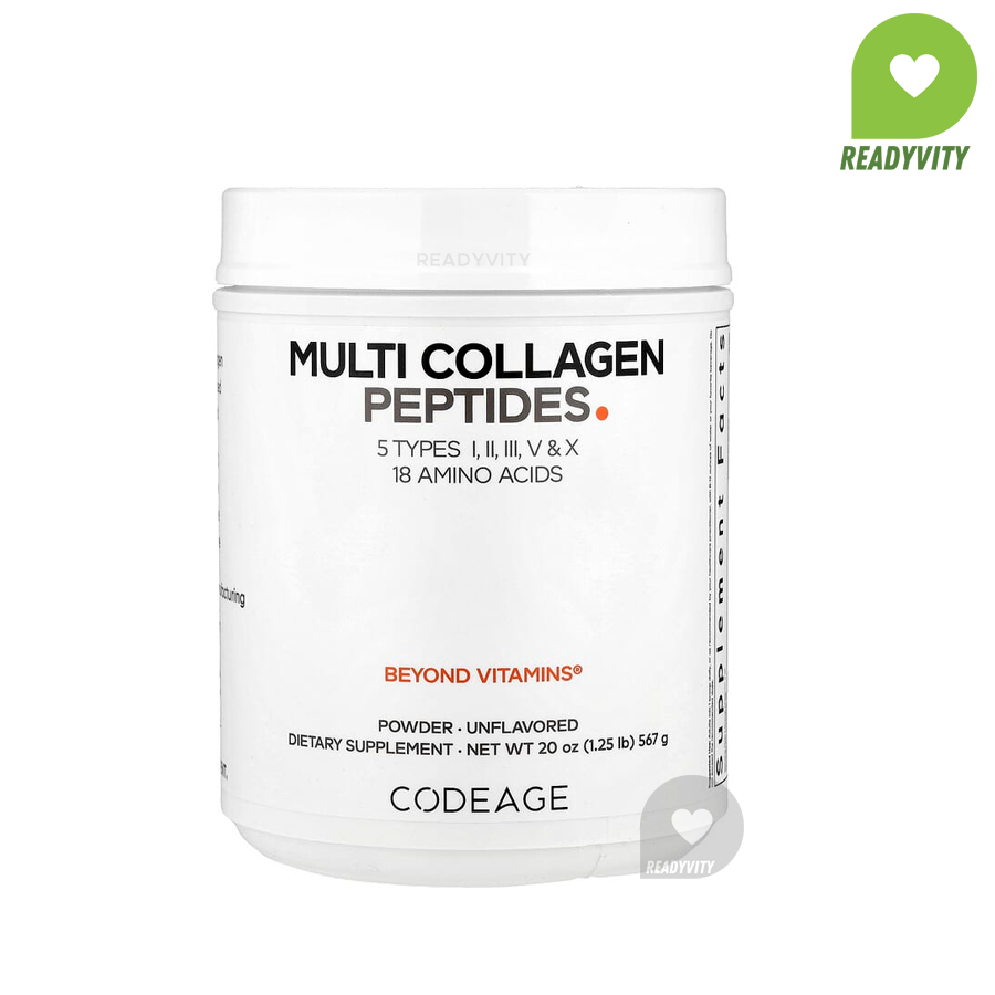 Codeage, Multi Collagen Peptides Powder, Unflavored, 20 oz (567 g)