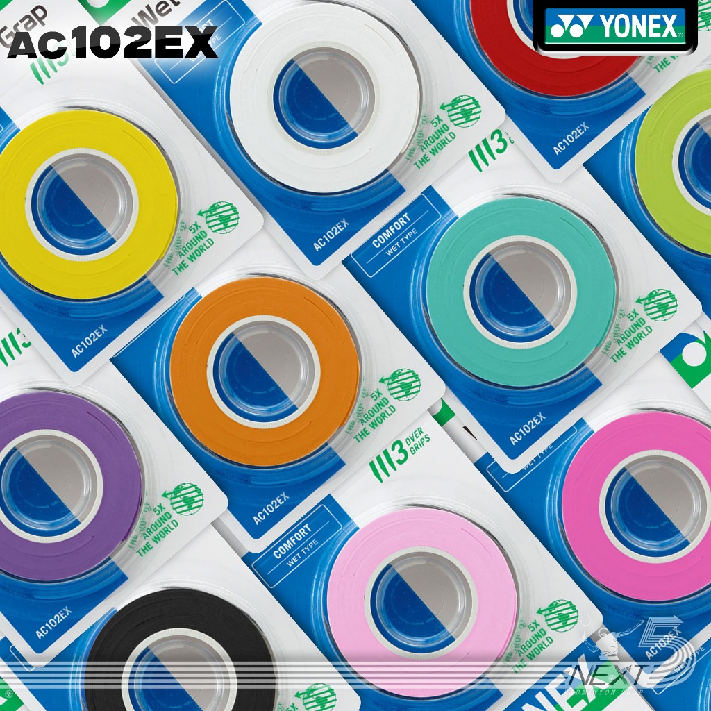 Yonex กริปยาง รุ่น AC102EX ของแท้จาก Yonex Thailand มี 10 สี