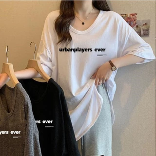เสื้อยืดผู้หญิงแฟชั่นมาใหม่ oversize เสื้อผ้าสาวอวบอ้วนไซส์ใหญ่ 90โลสวยๆ เสื้อโอเวอร์ไซส์แขนสั้นลําลองทรงหลวมสไตล์เกาหลี