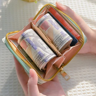 กระเป๋าสตางค์ใบสั้นโบว์ น่ารัก ใส่แบงค์ ใส่บัตร ใส่เหรียญได้ (GC-088)