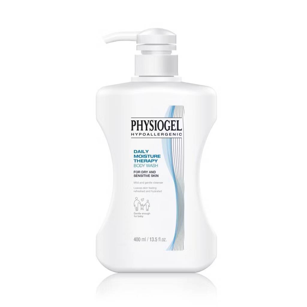 PHYSIOGEL DMT BODY WASH 400 ML
ฟิสิโอเจล เดลี่ มอยส์เจอร์ เธอราพี บอดี้ วอช 400 มล.
