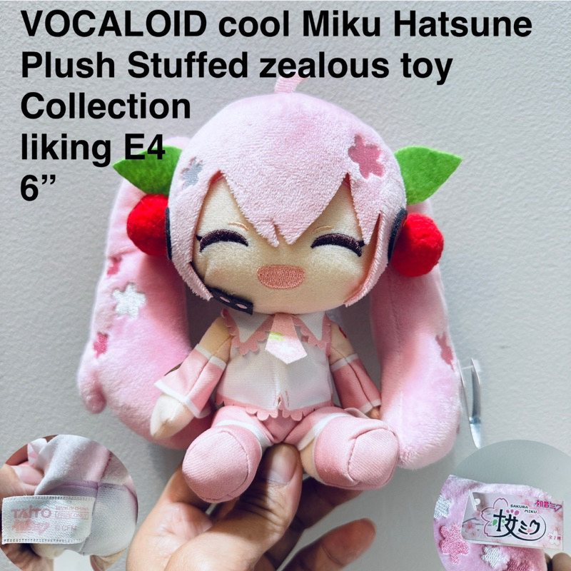 ตุ๊กตา อะนิเมะ มิกุ ป้ายห้อย สวย หายาก ราคาสูง VOCALOID cool Miku Hatsune Plush Stuffed zealous Coll