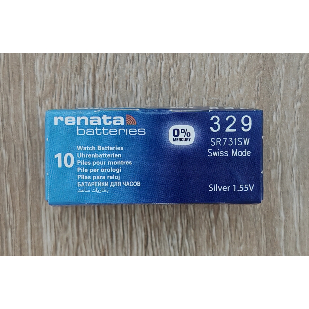 🔘 ถ่านนาฬิกา Renata SR731SW 329 SR731 ของแท้ ถ่านกระดุม 1.55V 🔘