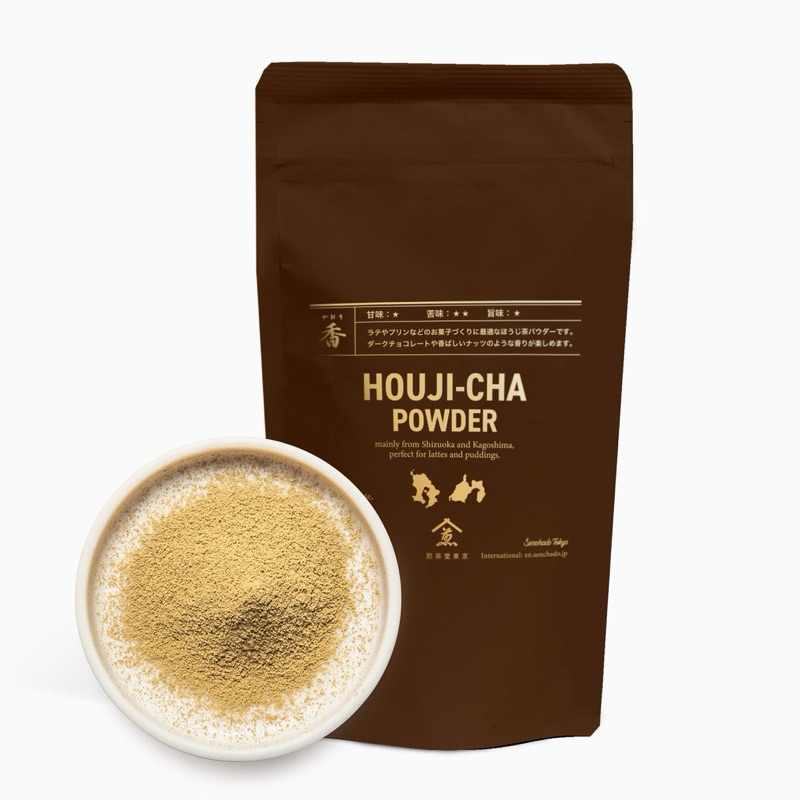 Hojicha powder มัทฉะสีเหลืองทอง เกรดพิธีการ(Senchado Tokyo )