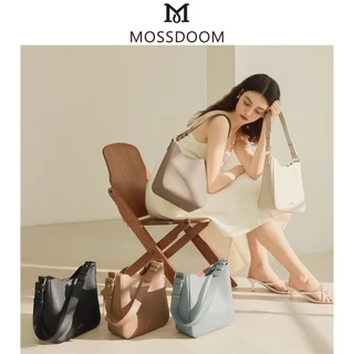 MOSSDOOM Rhiny Bag กระเป๋าสะพายไหล่ผู้หญิง แฟชั่นสุภาพสตรี มีสี่สีให้เลือก วัยทำงานนักศึกษาหิ้วได้