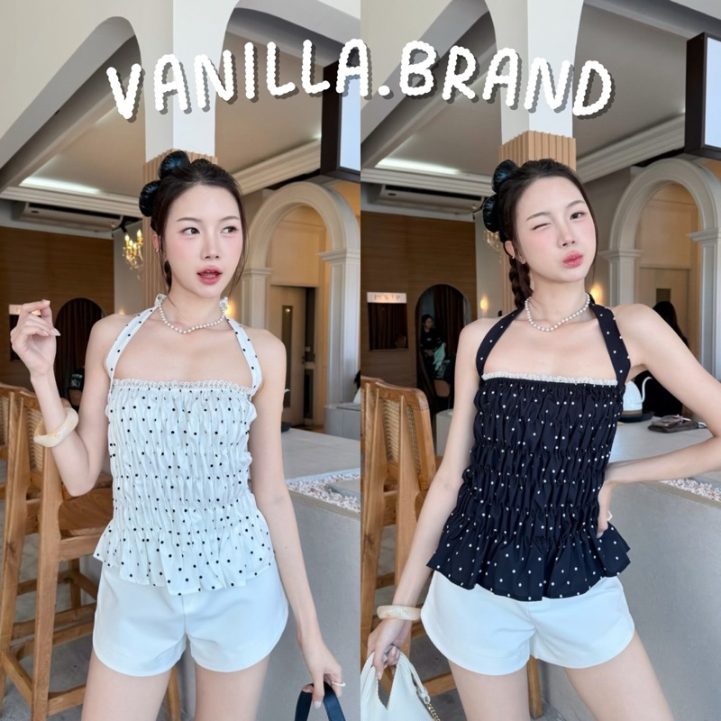 เสื้อเกาะอกแต่งคล้องคอ -ttm / VB0510