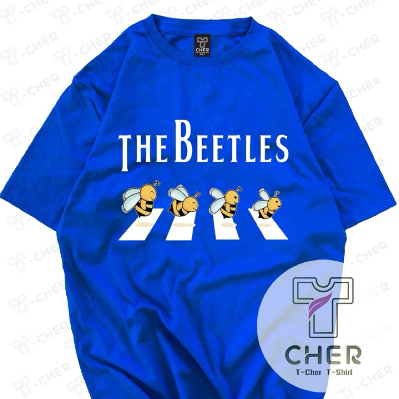 เสื้อยืดสกรีนลาย ผึ้งน้อย4ตัว มีหลายสีให้เลือก รูปที่ 4