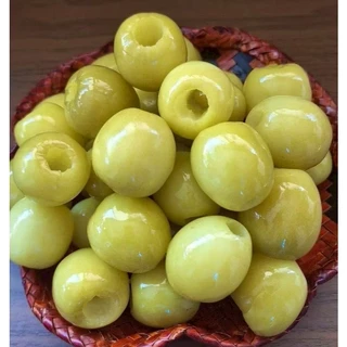 พุทราไร้เม็ดดองสามรส 550กรัม เปรี้ยว เค็ม หวาน ( แถมฟรีพริกเกลือ ) พุทราดองสามรส พุทราแช่อิ่ม พุทราดองราคาส่ง พุทราเจาะ