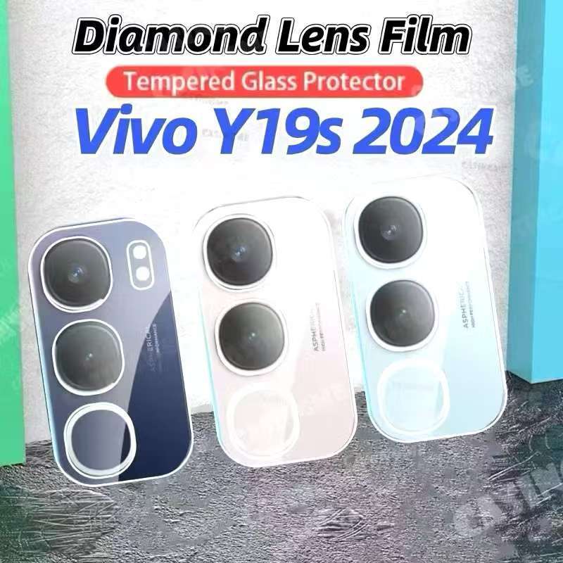 ฟิล์มกระจกกันรอย เลนส์กล้องใช้สำหรับ Vivo Y200 Y04 Y19S Y300 Y29s V50lite  ฟิล์ม