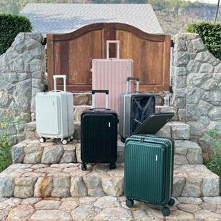 กระเป๋าเดินทางเปิดหน้า ซิป+โครงอลูมิเนียม ขนาด 20 25 29 นิ้ว…