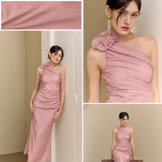 Tangerines - Calla lily one shoulder dress ชุดเดรส ออกงาน