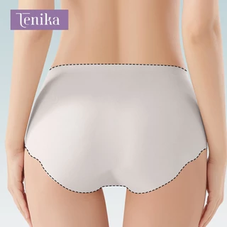 TENIKA กางเกงในผู้หญิง นไร้ขอบ กางเกงชั้นในสตรีเอวต่ำ Ice Silk soft-fit ไม่ม้วนงอ ระบายอากาศได้ดีเยี่ยม KNI-092