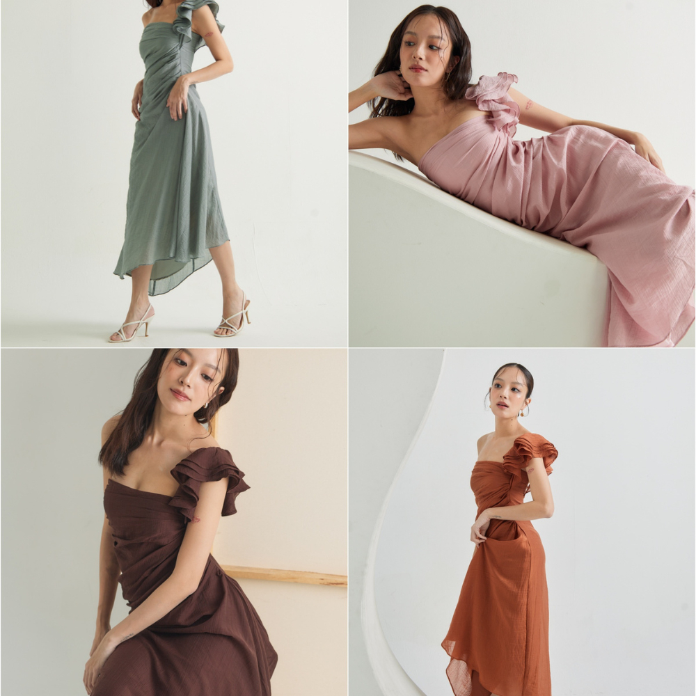 Tangerines - Iris tube dress ชุดเดรส ออกงาน