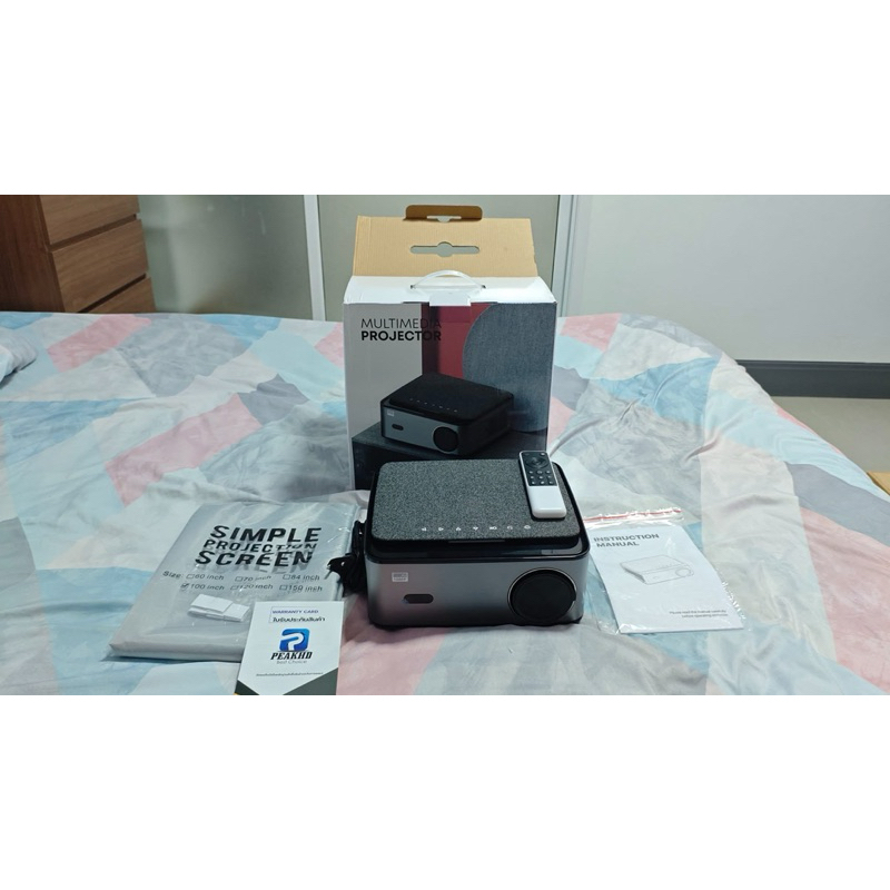 โปรเจคเตอร์ Rigal RD828 Model 2023 Full HD มี android 9.0และ Play Store ลงแอพเพิ่มได้