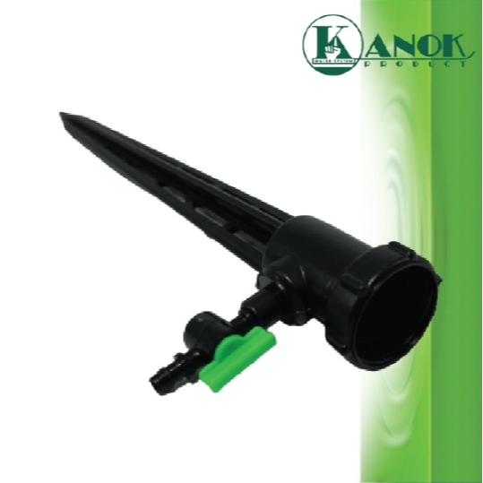 ขาปักน้ำหยดใส่ขวดน้ำ (50/100อัน) รดน้ำต้นไม้ +วาล์วหรี่ ไชโย (ใช้กับขวดน้ำดื่ม น้ำเปล่า เท่านั้น) 371-V - รูปที่ 4