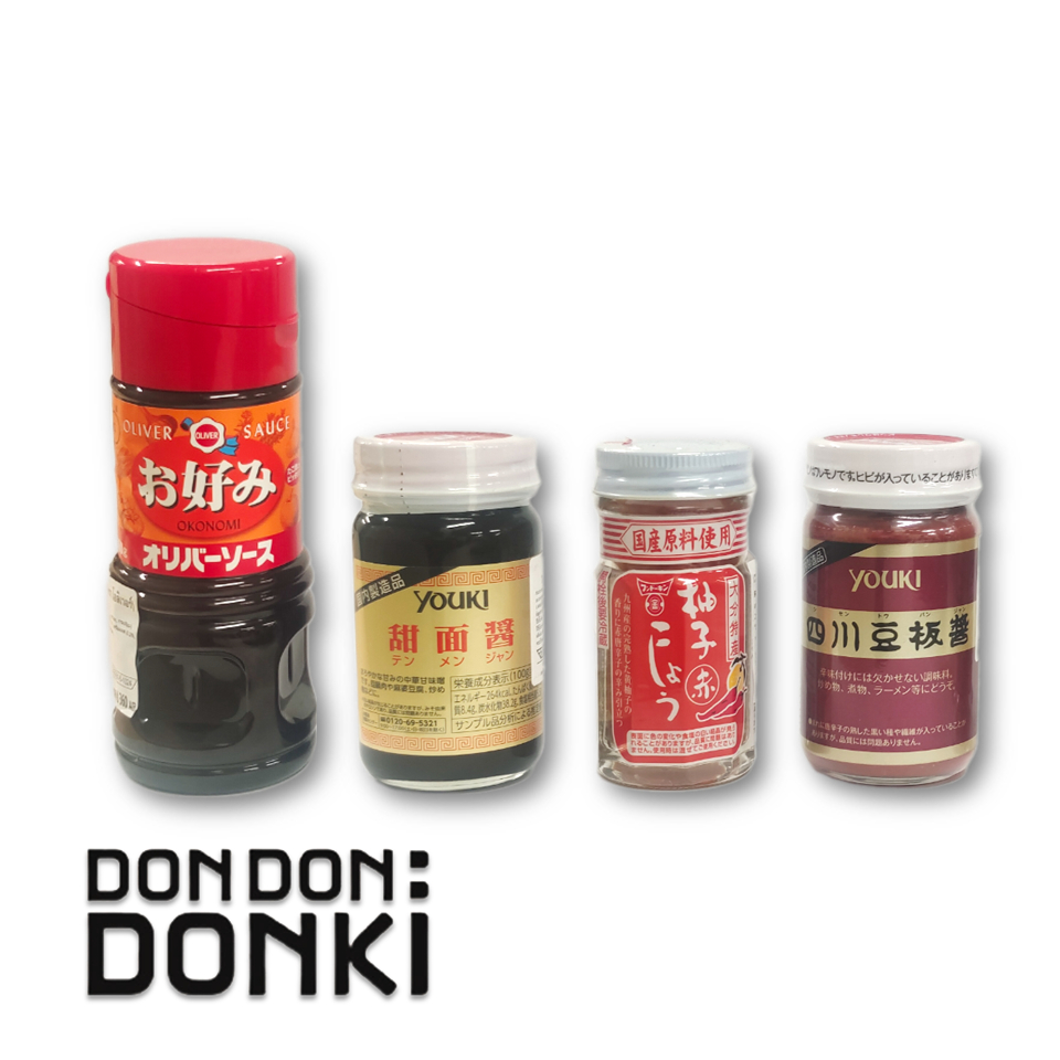 [ซอสญี่ปุ่นปรุงรส นำเข้าจากญี่ปุ่น] Okonomi sauce/ Tenman Jan/ Touban Jan/ Red Chili Yuzu Sauce