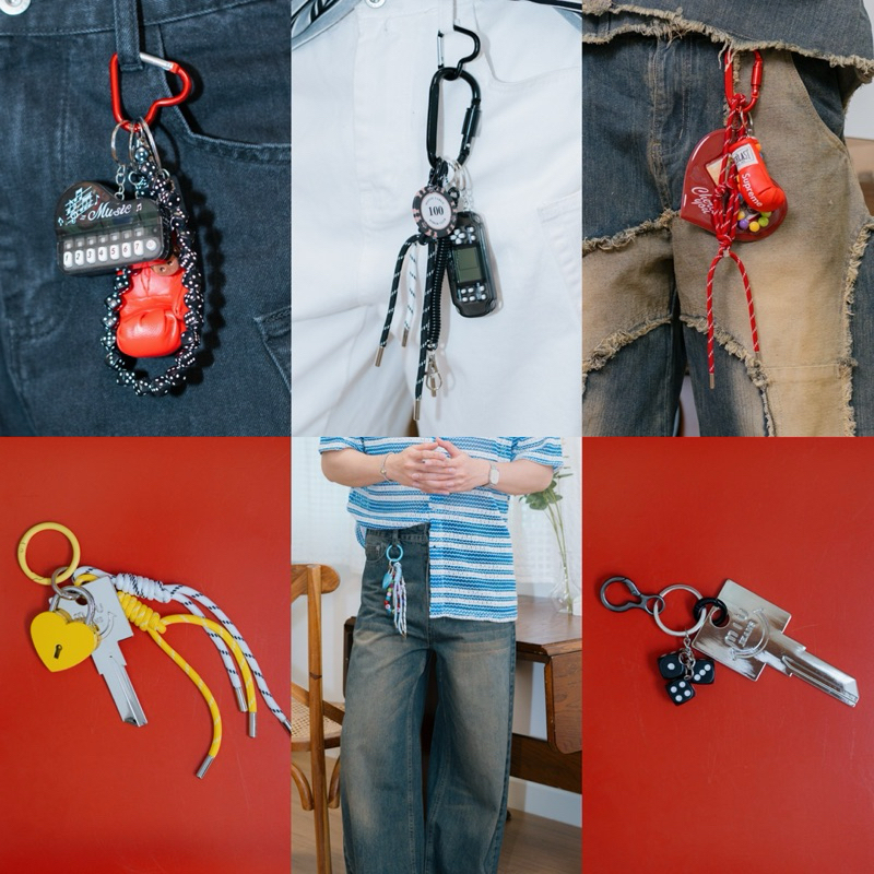 ZAMIO keychain พวงกุญแจห้อยกางเกงหรือกระเป๋าประดับต่างๆ