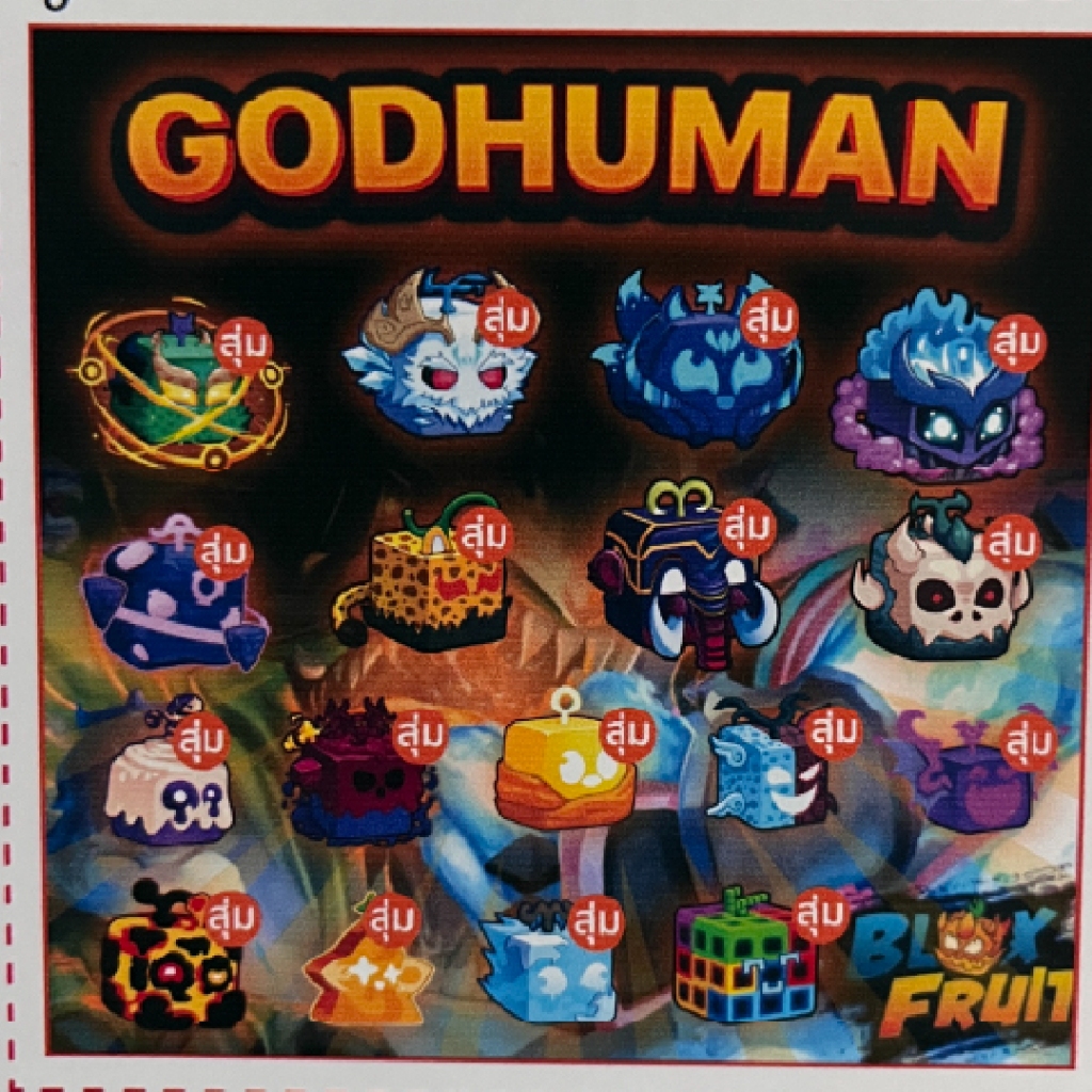 การ์ดไก่ตันสะสม Godhuman มีรหัสหลังการ์ดทุกใบ ลุ้นไอเทมทุกใบ