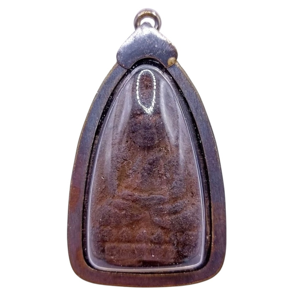 K975 หลวงปู่ทวด วัดช้างให้ ปัตตานี ปี 2497 เนื้อว่าน กรอบทรงโบราณ ขนาด 2.7X4.7 ซม. พร้อมส่ง