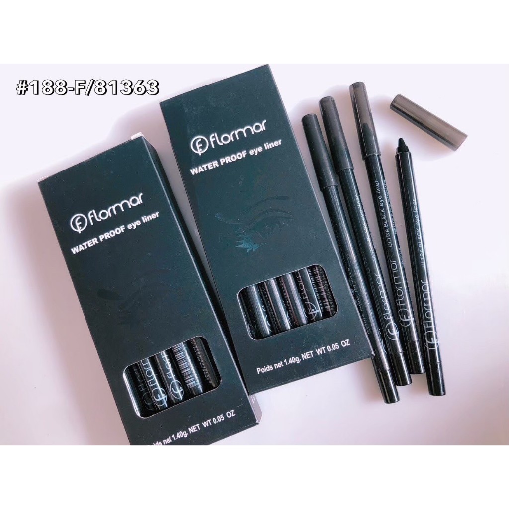 Flormar อายไลน์เนอร์สีดำ กันน้ำกันเหงื่อ ติดทนตลอดทั้งวัน NO.188-F/81363 (1ชิ้น) - รูปที่ 2
