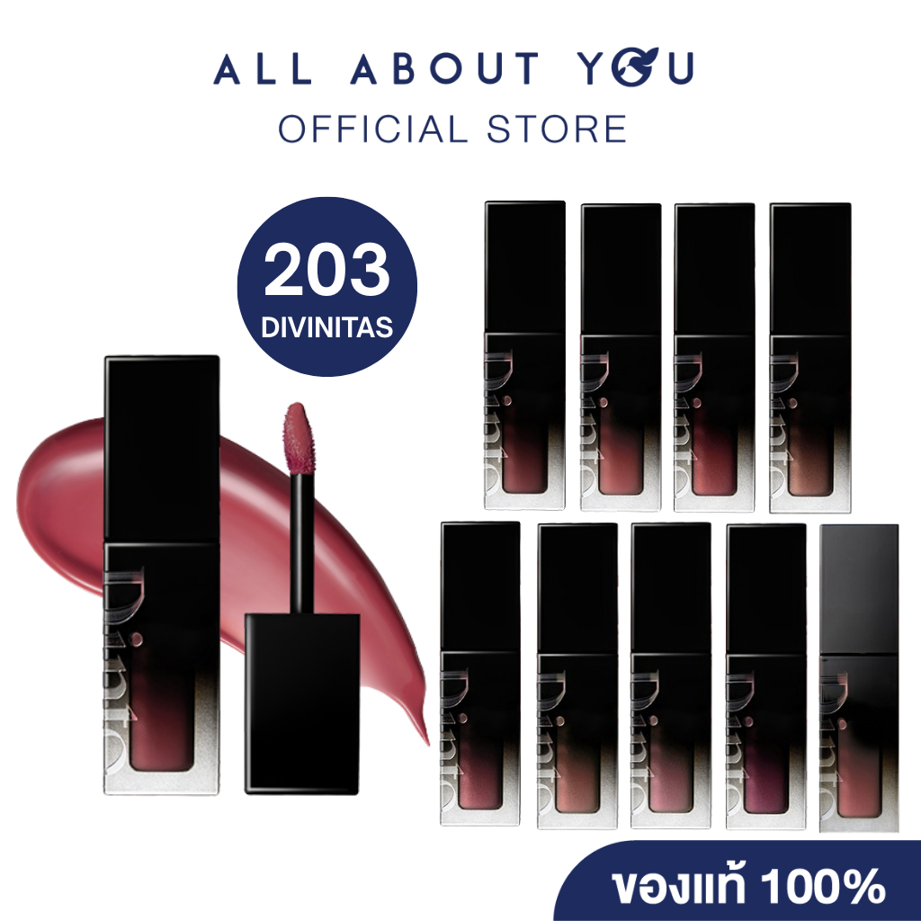 DINTO BLUR-GLOWY LIP TINT 203 DIVINITAS 3.5g ดินโต้ เบลอ-โกลว์อี้ ลิป ทินท์ [10 เฉดสี]