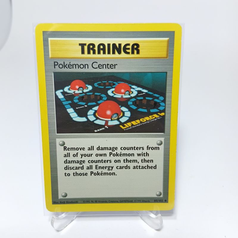 Pokémon Center 85/102 - Base Set - Trainer Card