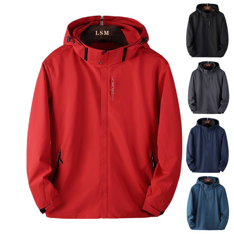 COD เสื้อแจ็คเก็ตผู้ชายกันลม สำหรับเดินป่า น้ำหนักเบา ระบายอากาศดีเยี่ยม Men Jacket Sport กีฬา ออกกำลังกาย ผู้หญิง ส้ม