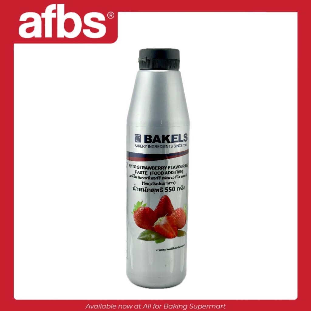 SUPERMART Bakels Apito Strawberry  Flavouring Paste 550g. #1110372