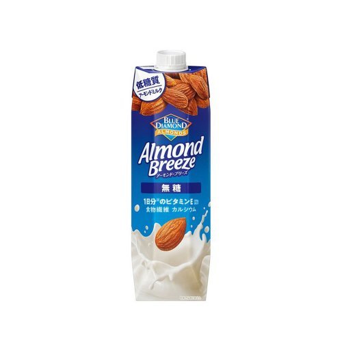 Kagome Almond Breeze Unsweetened 1000ml.นมอัลมอนด์สูตรไม่มีน้ำตาล