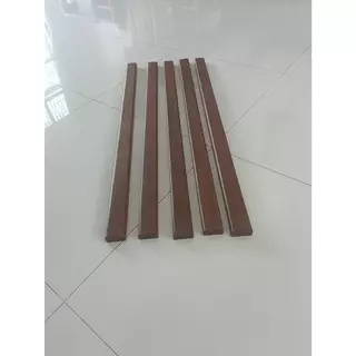 ไม้ธรณีประตูไม้สักเก่า เสริมดวงเสริมฮวงจุ้ย หน้า5cmหนา20mmยาว75cm-100cm