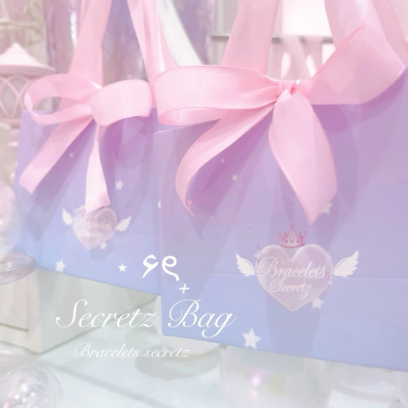 [ แพ็คเกจใหม่ เฉพาะกดสั่งพร้อมสร้อยในร้าน ] 🩷 Valentine 𝒢𝒾𝒻𝓉 𝒷𝒶𝑔 𝒮𝓅𝑒𝒸𝒾𝒶𝓁 𝓉𝑜 𝓎𝑜𝓊 ! 💜 ถุงเปล่า ถุงแบรนด์ 🩵เครื่องประดับ